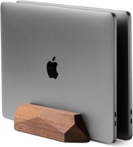 Oakywood Vertical Laptop Stand Wood